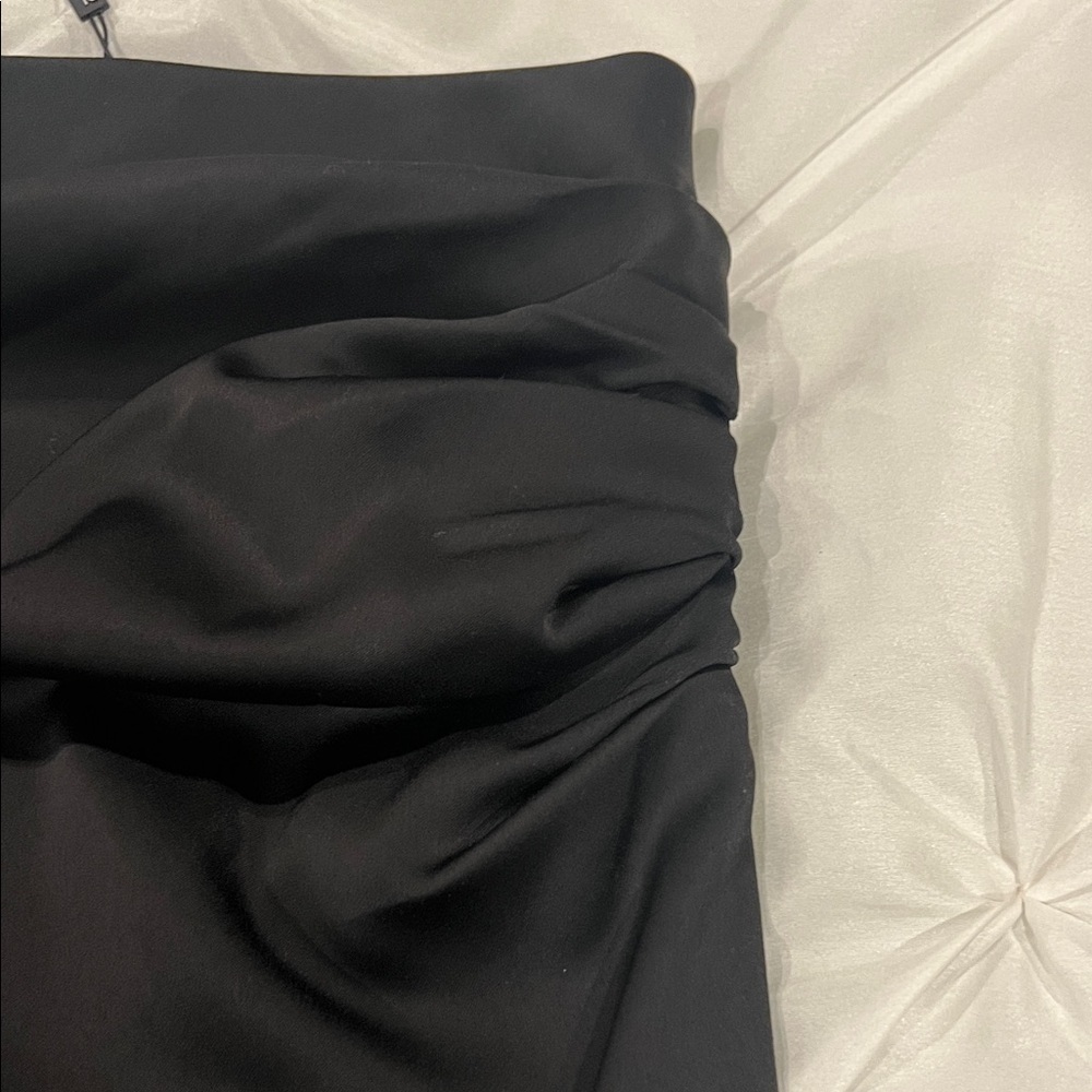 NWT Generation Love Mika Black Satin Skirt Size 0 - Picture 8 of 12